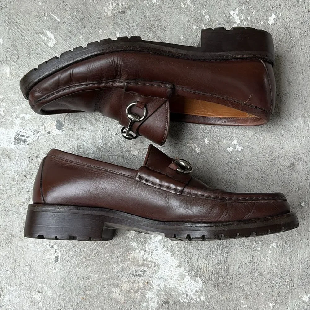 Gucci brown loafers
